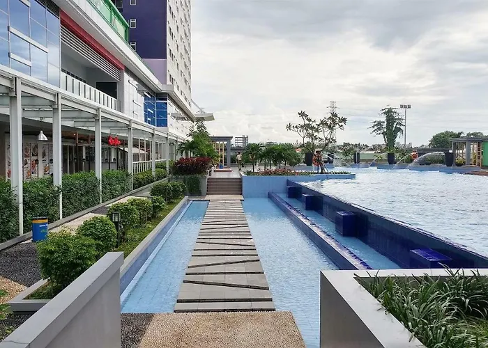 Apartemen studio 21 m² dengan 1 kamar mandi pribadi di Senen